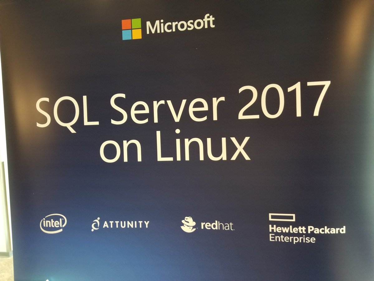 SAN_NINJA's tweet image. Just about to start the #SQLonLinux event at Microsoft. Showing how new features or #SQLServer2017 can be used on #HPE #NimbleStorage