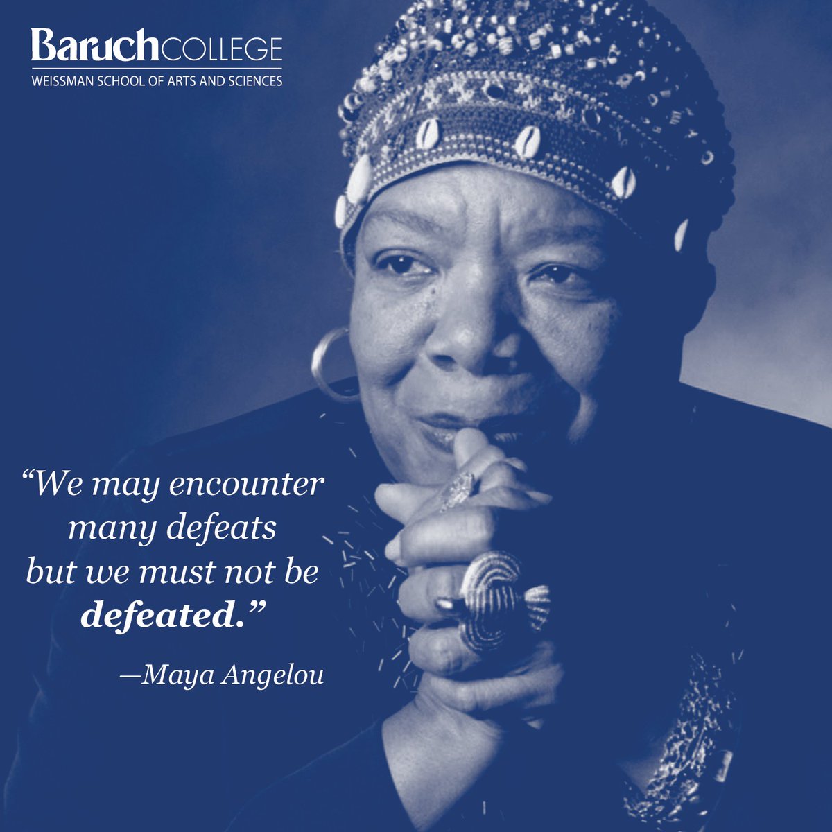 Baruch_Weissman's tweet photo. Some #WednesdayWisdom to celebrate #BlackHistoryMonth by the one and only #MayaAngelou. #BeBaruch #BaruchPride #DestinationWeissman https://t.co/rw8TQK87hS
