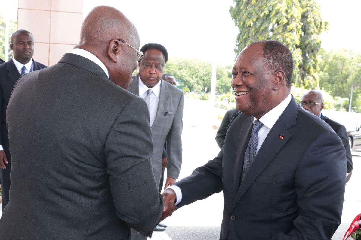 AOuattara_PRCI's tweet image. J’ai pris part, dans la matinée de ce mercredi 21 février 2018, à Accra (Ghana), à la cérémonie d&apos;ouverture de la cinquième réunion de la Task force Présidentielle sur le programme de la monnaie unique de la #CEDEAO.