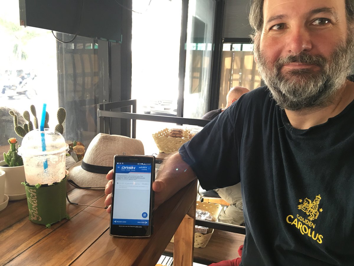 ConnectEconomy's tweet photo. Another $dash day, another #firstwallet https://t.co/quCCM7vyKO