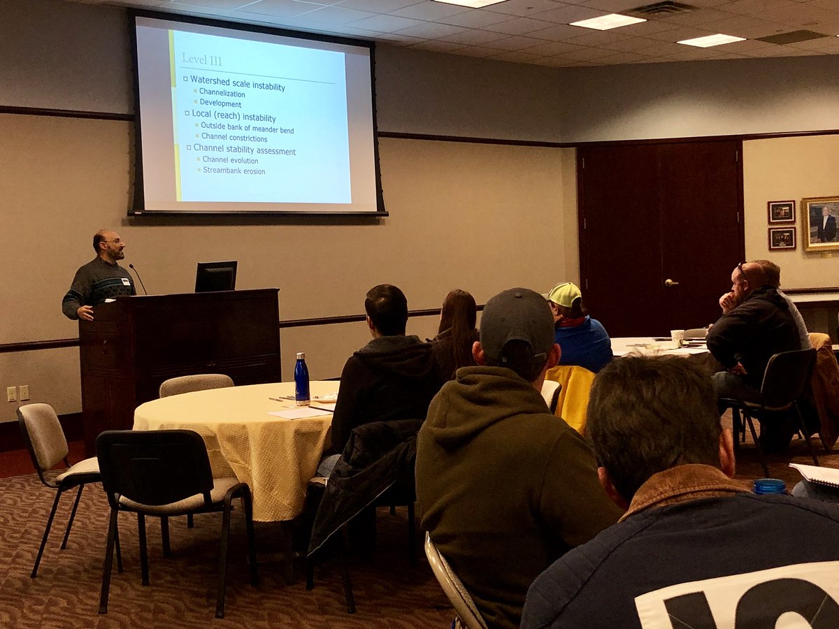Dr. Fouad Jaber from <a href="/AgriLifeDallas/">AgriLifeDallas</a> is currently giving a great presentation regarding going about classifying streams! Instructors for today’s workshop include professionals from <a href="/TxWRI/">Texas Water Resources Institute</a>, <a href="/UTRWD/">Upper Trinity Water</a>, <a href="/NTMWD/">NTMWD</a>, and <a href="/TRWD_News/">TRWD</a> #txwater 💧🌎