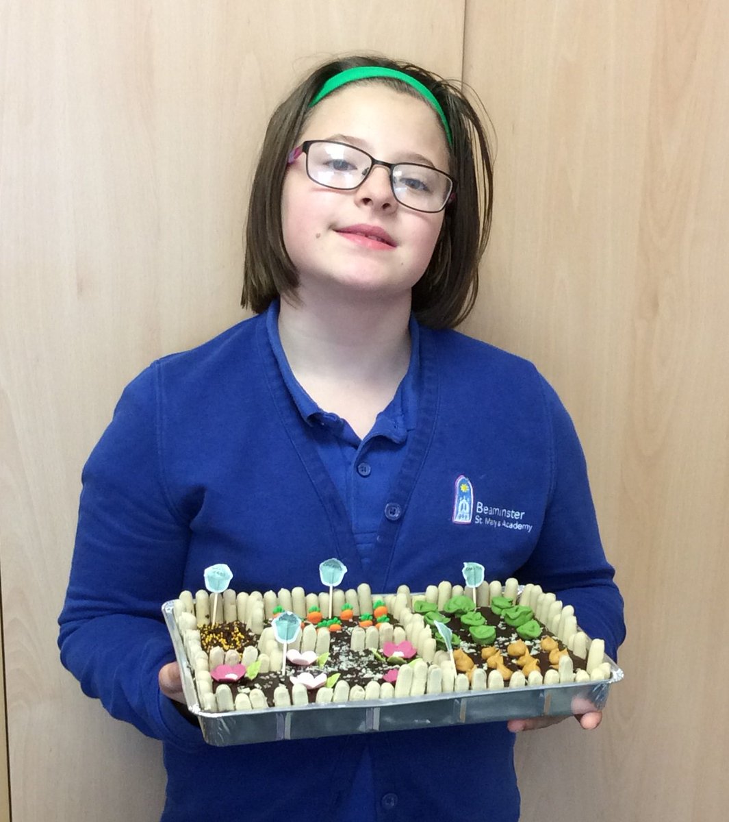 BeamStMarys's tweet image. Such an amazing piece of homework by Isabella, who designed an edible allotment.  Well done #funtolearn