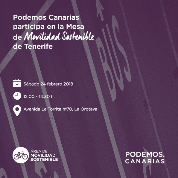 PodemosCanarias's tweet image. Participamos a través del área de movilidad sostenible con @mariajroca en la mesa de movilidad de Tenerife. #NoColasTF5