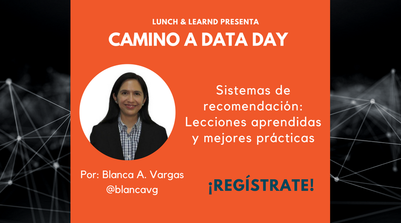 Hoy webinar con <a href="/blancavg/">Blanca Villanueva Garcia</a> en punto de las 2pm. Aprende cómo diseñar sistemas de recomendación automática 
¡Regístrate! goo.gl/Uj9AK6