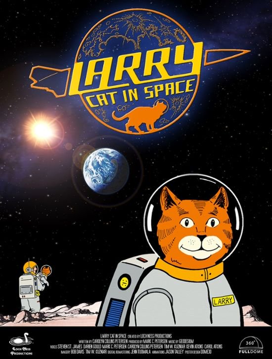 Vstatenews's tweet image. The Valdosta State University Planetarium will present “Larry: Cat in Space” at 7 p.m., 8 p.m., and 9 p.m. on Friday, Feb. 23. This presentation is free of charge and open to the public. DETAILS: bit.ly/2EFQCyX