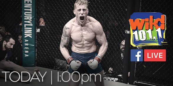 FrontStFights's tweet photo. Kyle Frost joins @wild101 on Facebook Live this afternoon! #FSF16 https://t.co/GQ1FOXMeZl