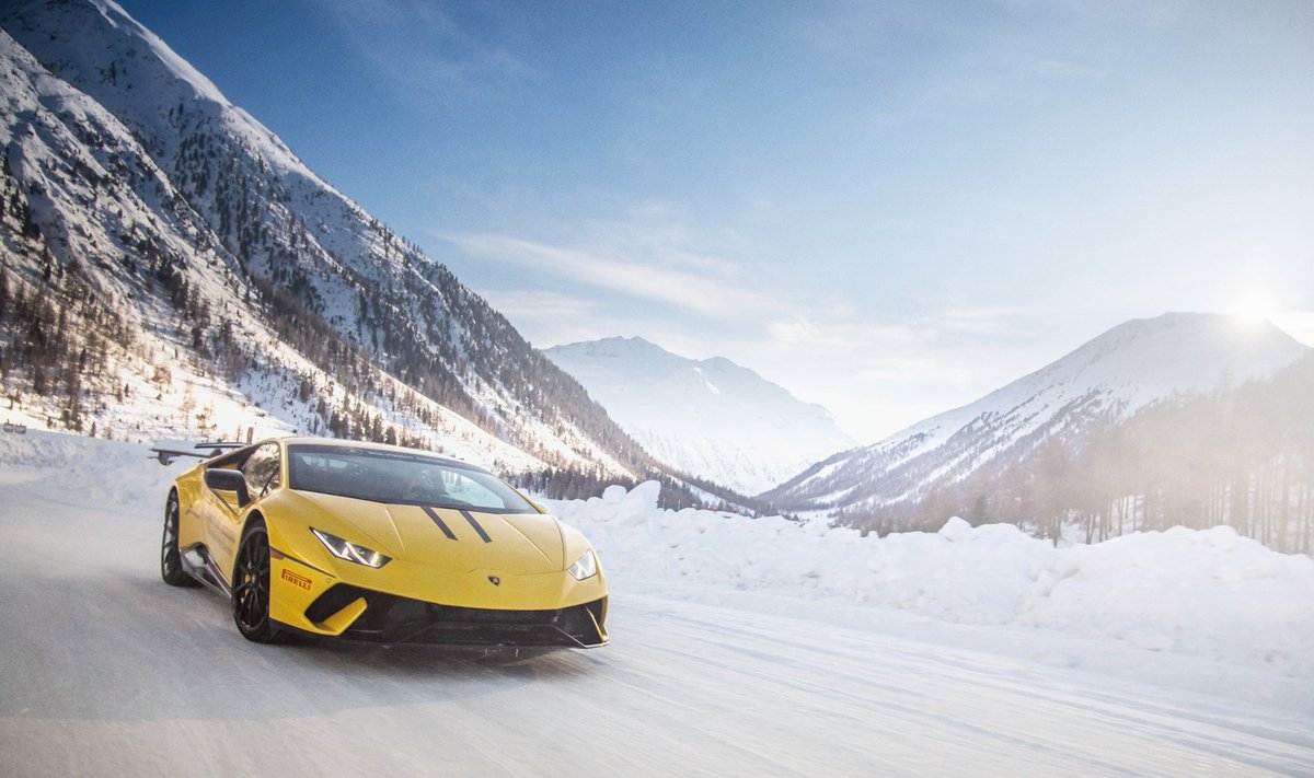 Lamborghini on Twitter: "From the stunning Italian Alps of @livigno, to
