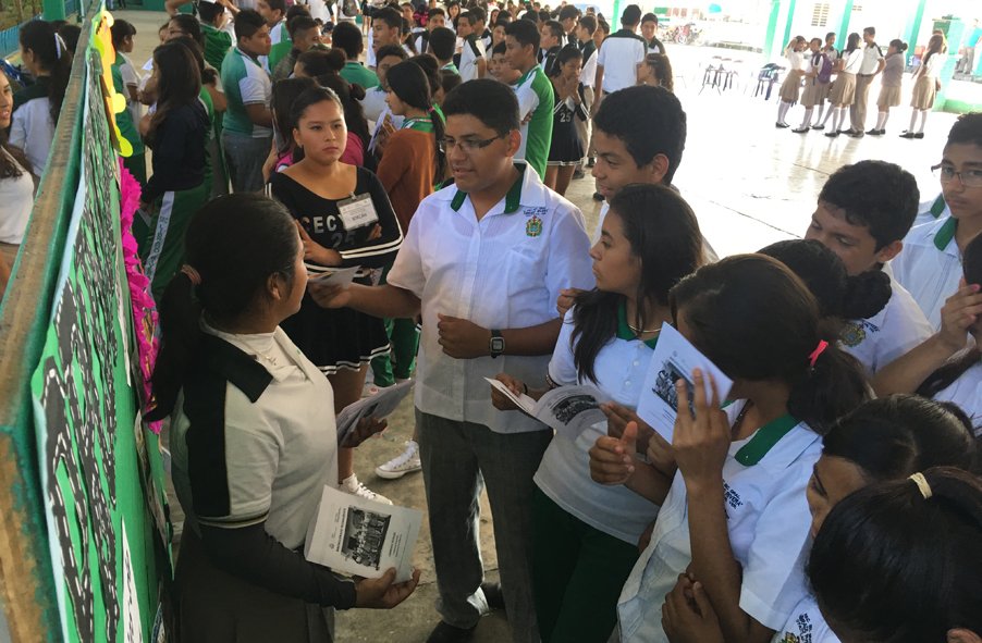cecytev's tweet photo. En el @CECYTEVOTA se realizó la Segunda Feria Profesiográfica, donde asistieron diferentes instituciones de nivel superior para mostar a los jóvenes su oferta educativa. #CECyTEVComienzaContigo #SEV #Veracruz @YaliSoteloAltu @ccecyte https://t.co/MZ9cbORCAh