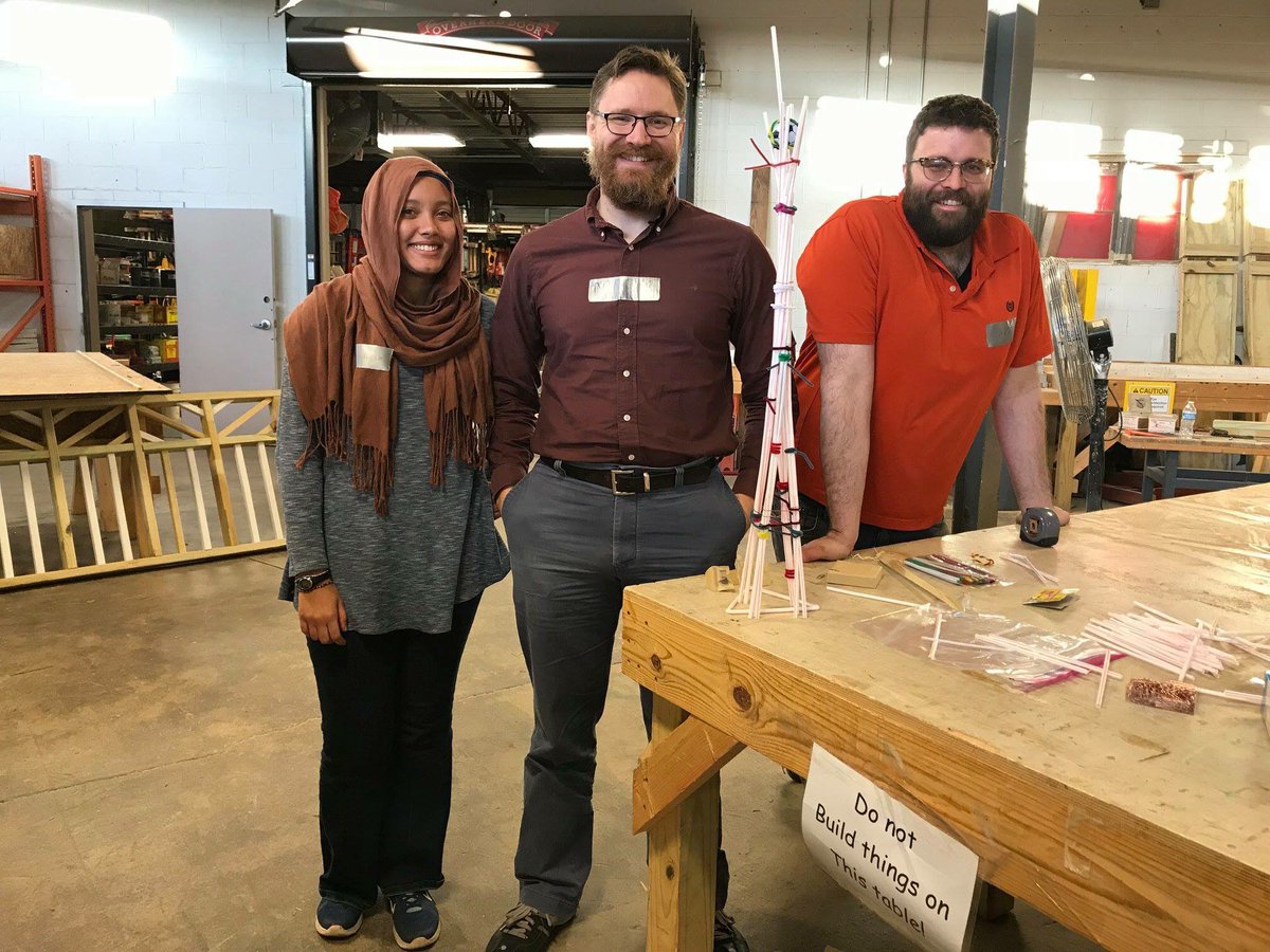 ACEMentorATL's tweet photo. ACE Habitat team started their season with a competiton - who can build a straw tower strong enough to hold a golf ball at the top?
Thank you mentors @AtlantaHabitat and @Turner_SE w/ one of our #skilledtrades teams
#ACErocksATL #ACEMentor https://t.co/49So0EC9wy