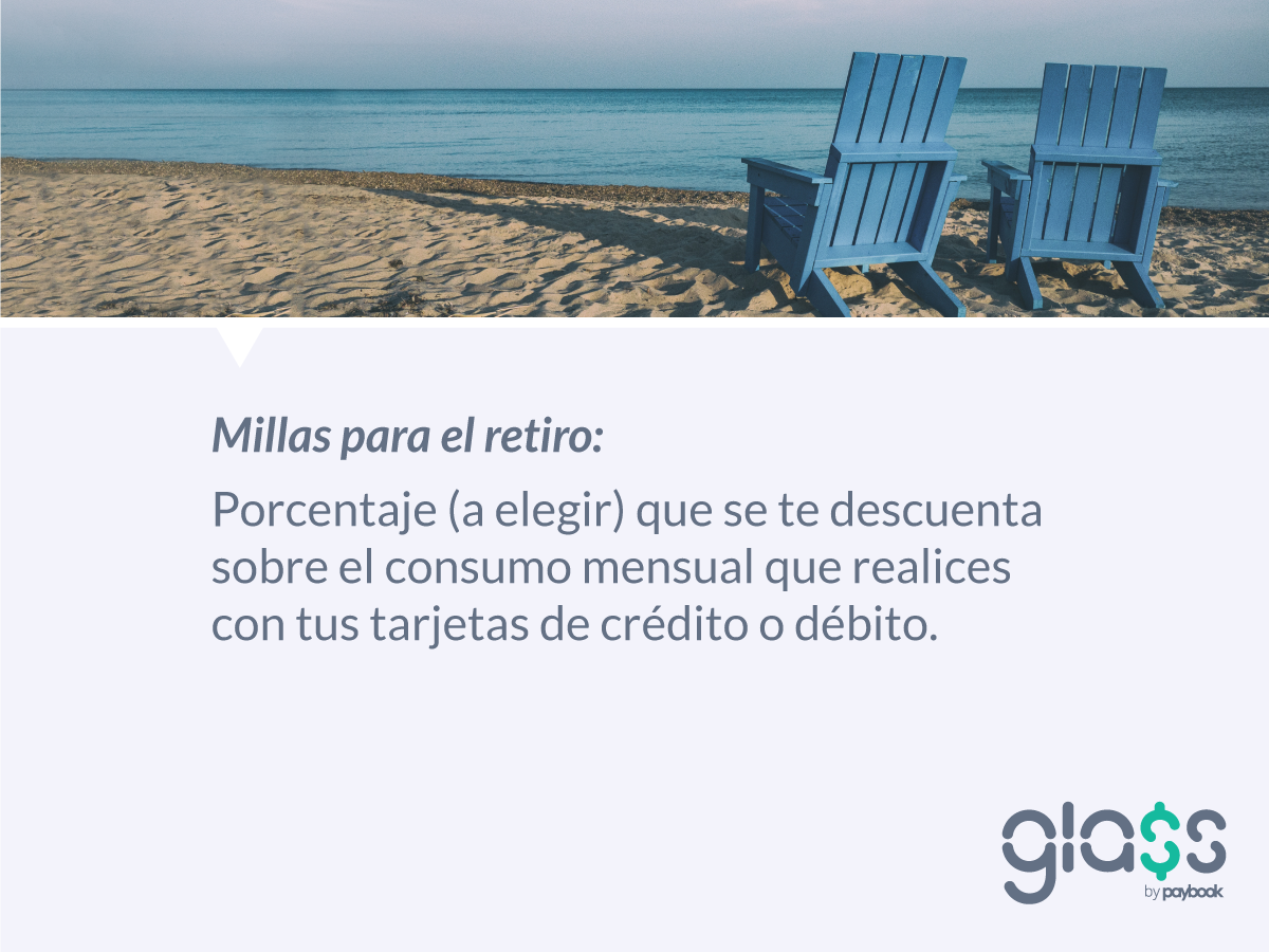 GlassByPaybook's tweet photo. #NoHayMayorPlacerQue el retiro. Millas para el retiro es otra de las opciones de ahorro voluntario creado por la @CONSAR_mx. Así es cómo funciona: https://t.co/fZgg77NlJS