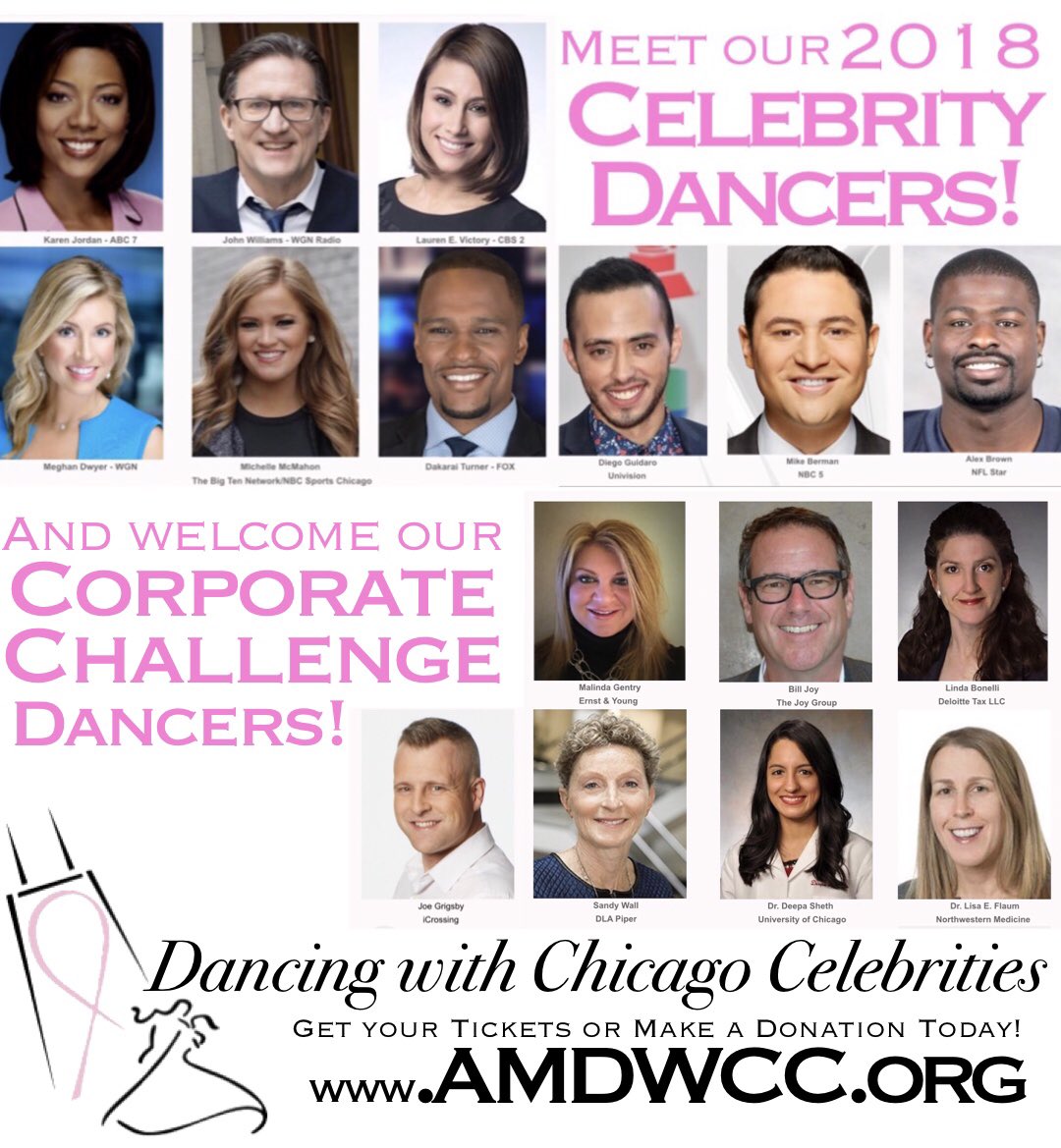 Thanks to these incredible people for joining the fight! Get your Tickets for March 16th or Make a Donation at AMDWCC.org 💗<a href="/KarenJordanABC7/">Karen Jordan</a> @wgnkingjohn <a href="/LaurenVictory/">LAUREN VICTORY</a> <a href="/MikeBermanNBC/">Mike Berman</a> <a href="/Dakarai_Turner/">Dakarai Turner </a> <a href="/DiegoGuiro/">Diego Guirado</a> @MeghanAnnDwyer @BillJoyGroup <a href="/DeepaShethMD/">Deepa Sheth</a> <a href="/JoeGrigsby/">Joe Grigsby</a>