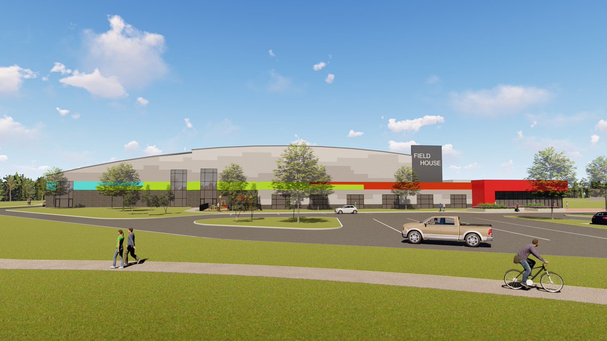 Was exciting to be part of this event today marking that construction has finally started on the Saint John Field House Project.