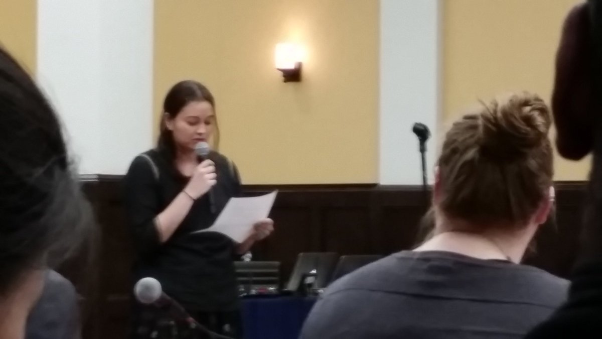 “Reporting harassment is a brave choice, but policies should be in place to make sure it’s also a rational one” said GSE activist Chloe Kannan in a powerful statement to the #UniversityCouncil on improving sexual harassment reporting structures in the university