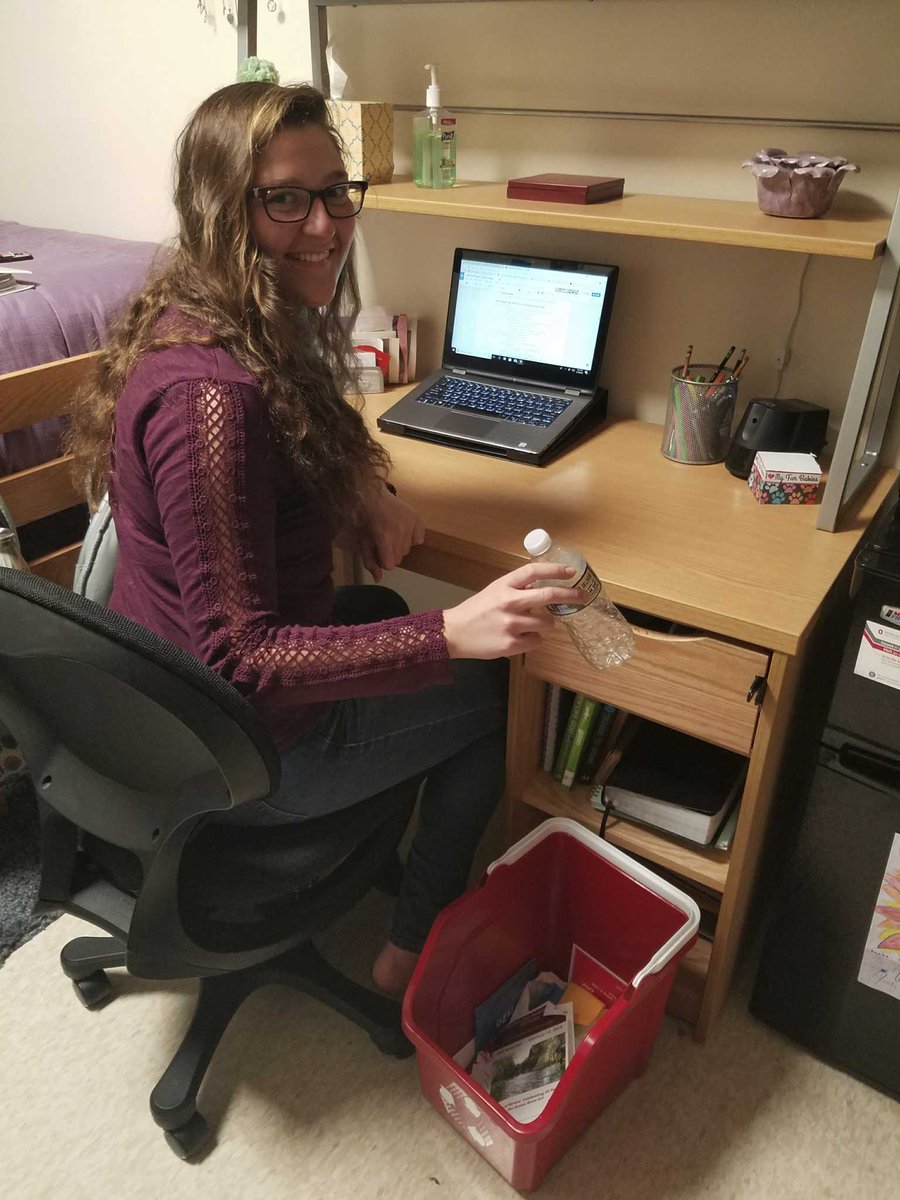 Hey #GreenBuckeyes! Did you know that your residence hall is participating in a campus-wide recycling competition? Know where to recycle in your res hall! #Recyclemania #MeasureUp2018 @OhioStResLife <a href="/Recyclemaniacs/">RecycleMania</a>