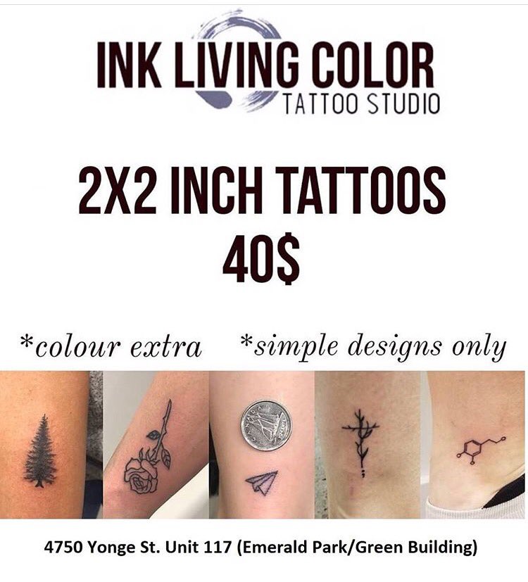 Custom Tattoo What Sizes To Order  Temporary Tattoos