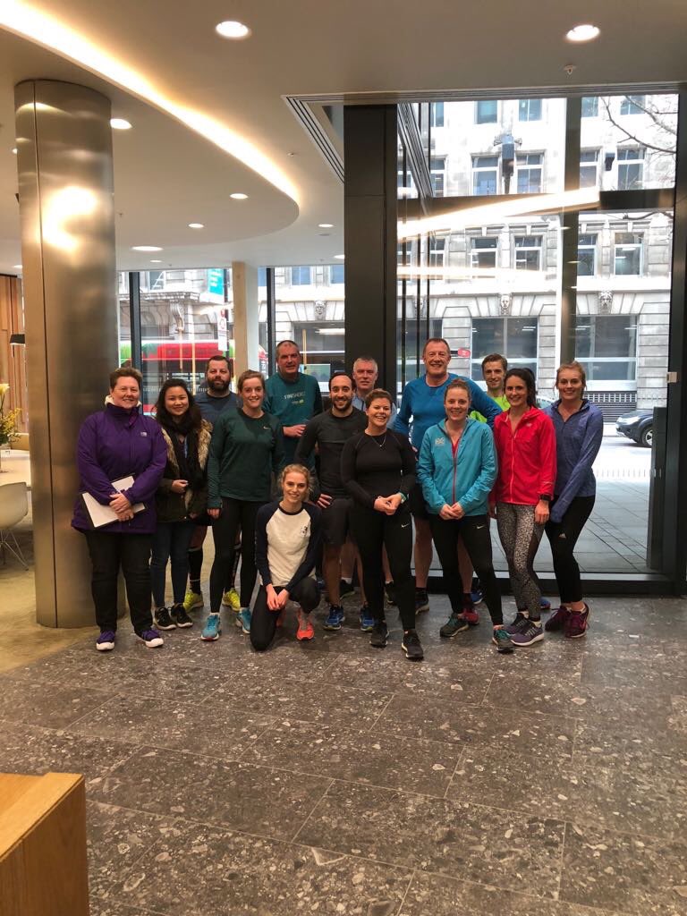 Jonny_Whittall's tweet image. How many other companies get their team out for an enjoyable (brutal) lunchtime run? @limelightsports leading the way to promote an #ActiveWorld