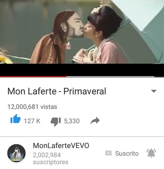 hugmelaferte's tweet photo. Hace unos momentos 'Primaveral' superó los 12M y 'Antes de Ti' los 8M ¡Felicitaciones! 💖 #AntesDeTiMon #MonPrimaveral 🌻 @monlaferte https://t.co/rjz8prinqG