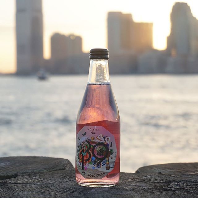70 degrees in NYC? We’ll take that as an excuse to break out some @wolfferwine Dry Rosé Cider! ☀️ ift.tt/2BHAiL5