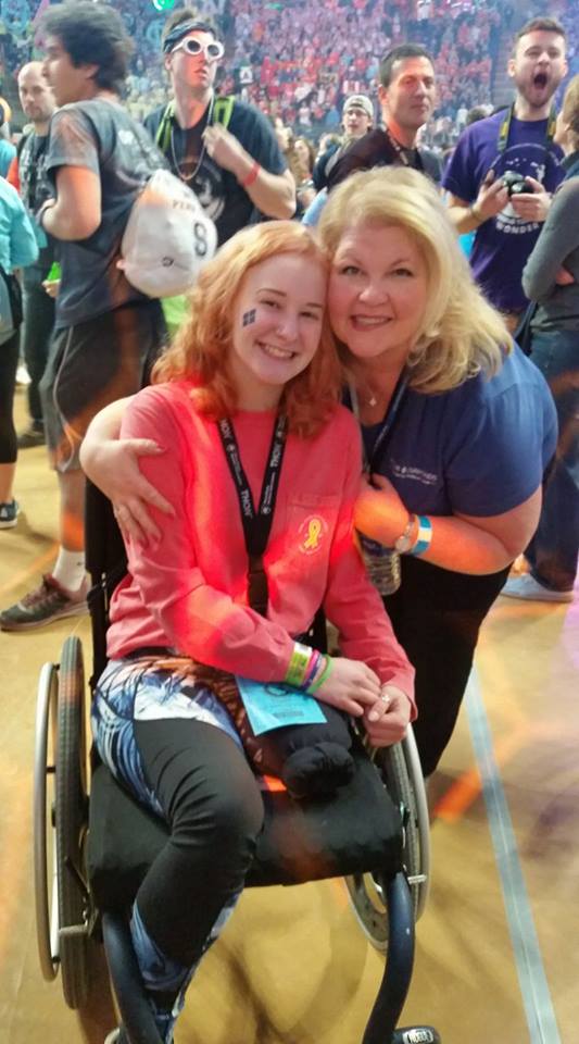 SmithLandUSA's tweet photo. Our Lily Jordan had a great time this weekend at #THON2018! A special moment was shared with friend and @fourdiamonds Executive Director @SuzanneGraney. @THON @hithereitslily #THON #FTK #TeamLily https://t.co/g2V7EuiOMq