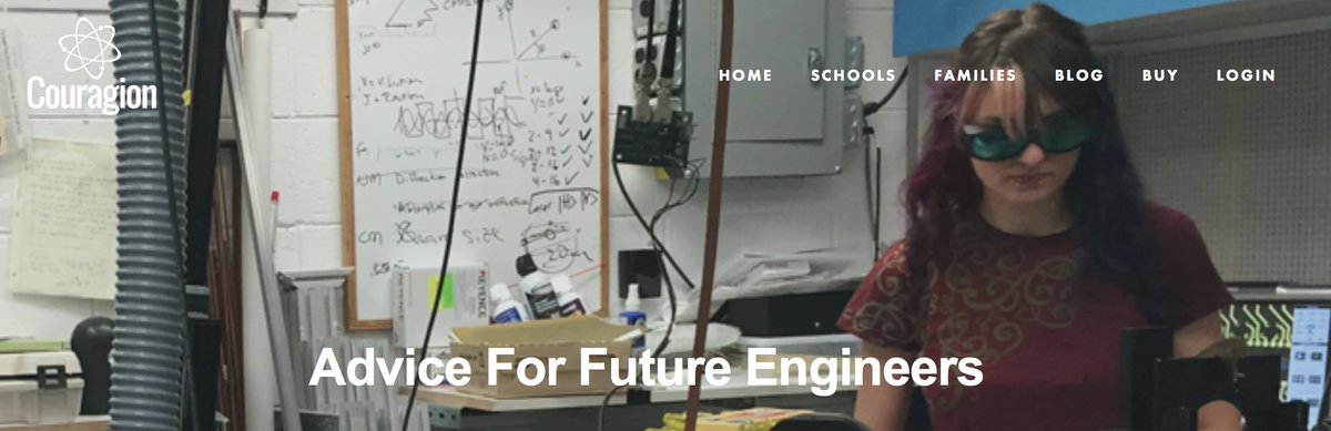 Couragion's tweet image. In honor of Engineers Week, we wanted to share advice that our @couragion engineering role models have for middle/high school students thinking about pursuing an engineering career #engweek #EWeek2018 – couragion.com/stem-crossings…