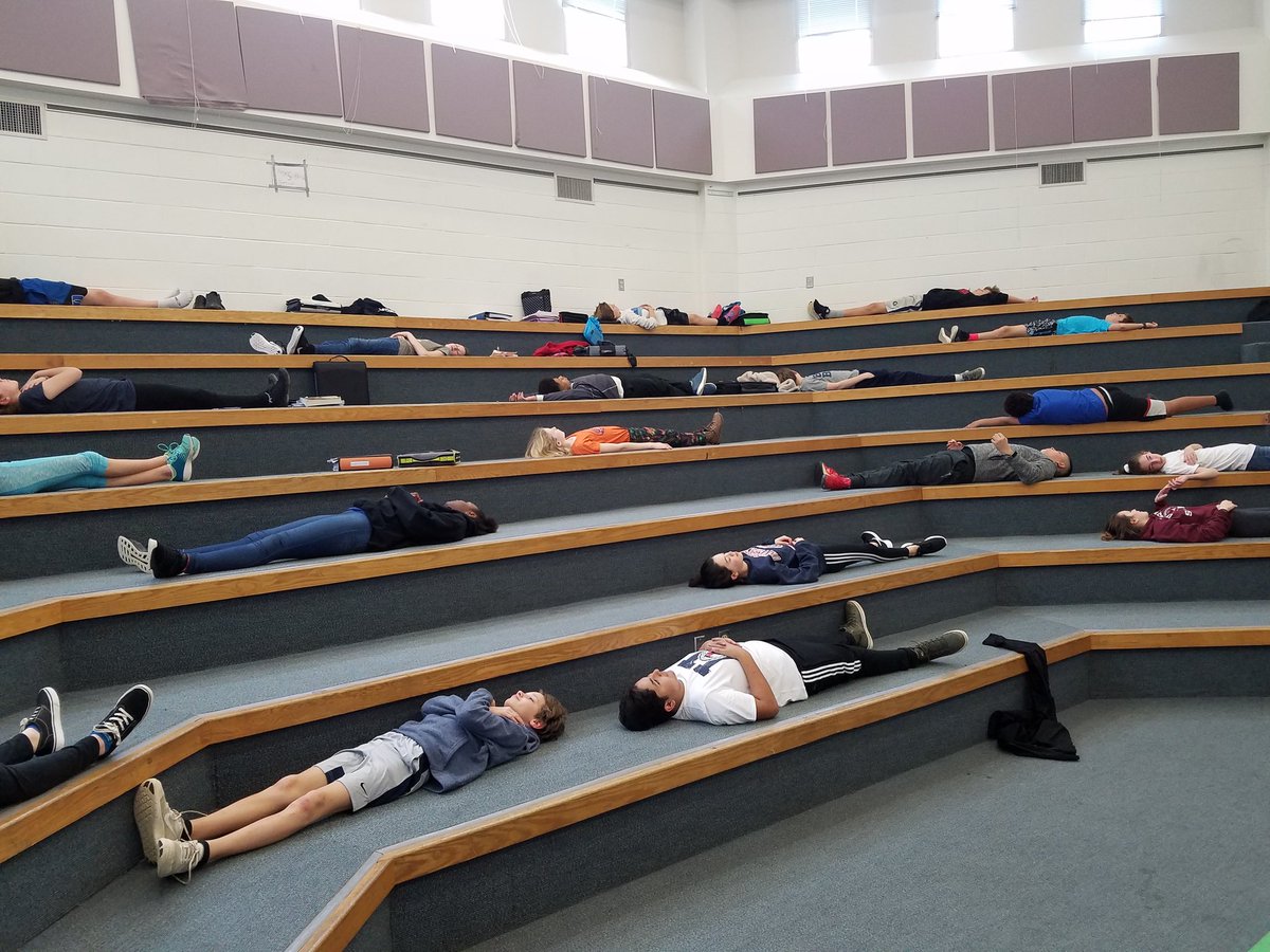 Coach_P17's tweet photo. Yesterday my students were able to participate in a fun yoga class during health.  Thanks to @nDurkeeSLP!! #Wearemcdougle https://t.co/1pVmFcbOX9