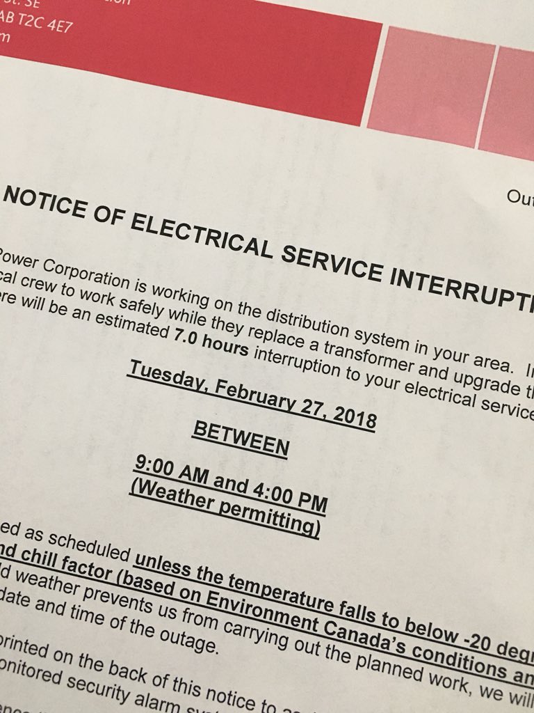 Hsiu Yan Chan On Twitter Went And Talked To Your Workers Our Whole Block Got Missed On Notification One Of Your Colleagues 10 Minutes Ago Just Dropped Off A Leaflet For Next Week S Power