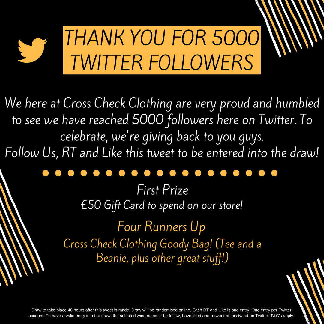 crosscheckuk's tweet photo. FREE STUFF CELEBRATION. Here we go. Follow, Like and RT to be in the draw. You have 48 hours (6.30pm Friday). Thank you so much x. https://t.co/fBMV3mAzcs