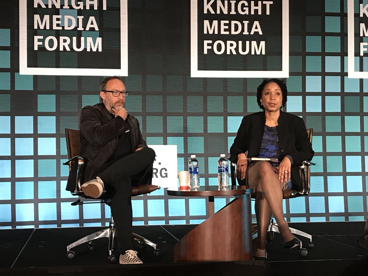 OritKopel's tweet photo. Amazing conversation of @helenegayle with @jimmy_wales at the @knightfdn Media Forum: “@WikiTribune will engage with local communities to support local journalism” #infoneeds https://t.co/WB4uOYDuJS