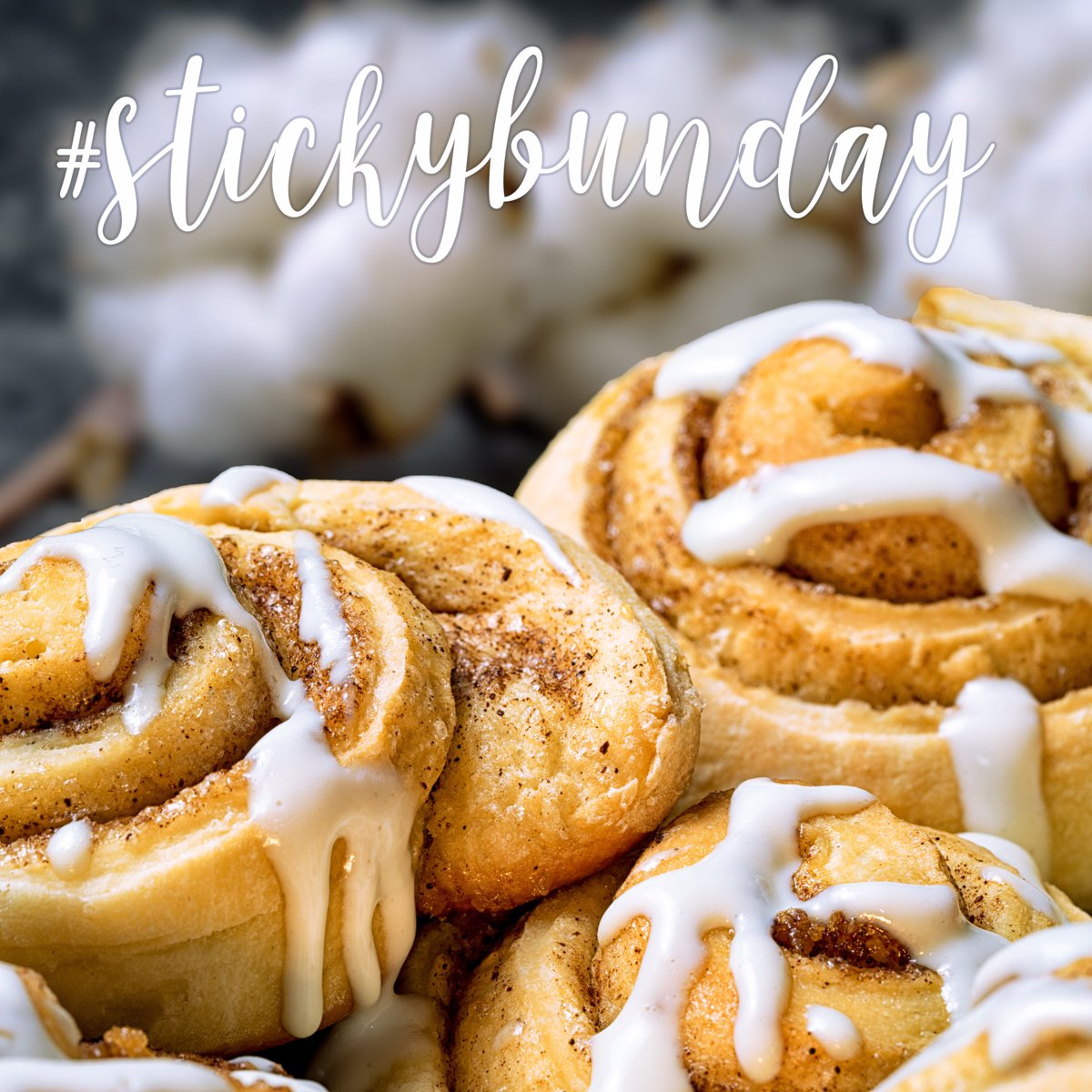 Eat 'em till you drop... then get up and eat some more! 😍😍😍 #StickyBunDay #WednesdayWisdom