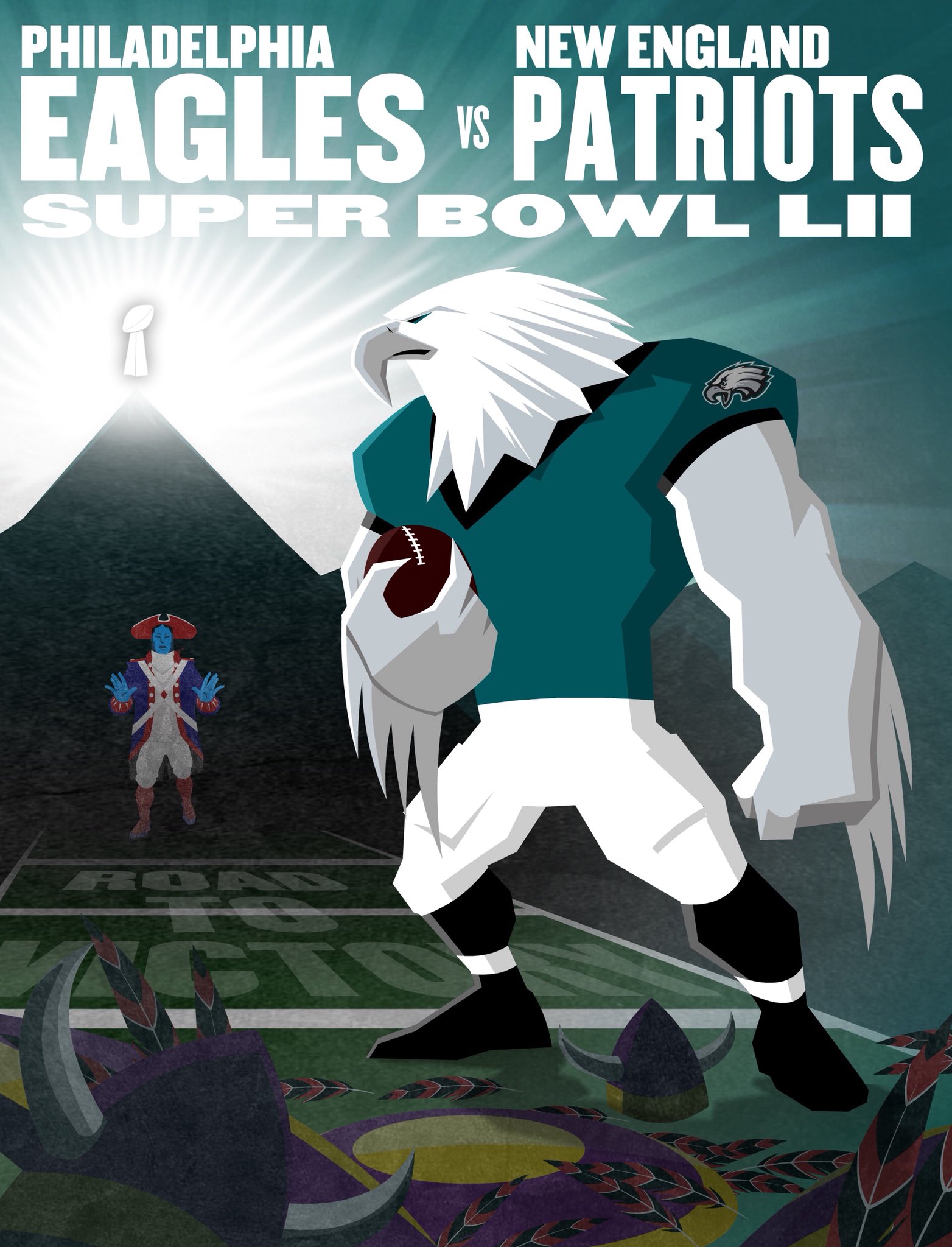 Philadelphia Eagles on X: 'Which #Eagles Gameday poster from the 2017  season was your favorite? Check them all out here:    / X