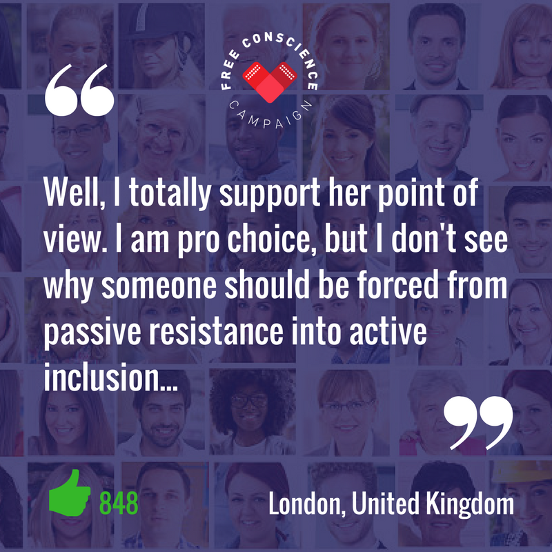 medconscience's tweet photo. Great to see overwhelming support comments in this article for Mary Doogan &amp; the need for medical professionals in her situation to have their right to conscientiously object protected. 

Read more about Mary's story here: https://t.co/dC7AKHyCxG

#freeconcience https://t.co/8fTadSCzTV