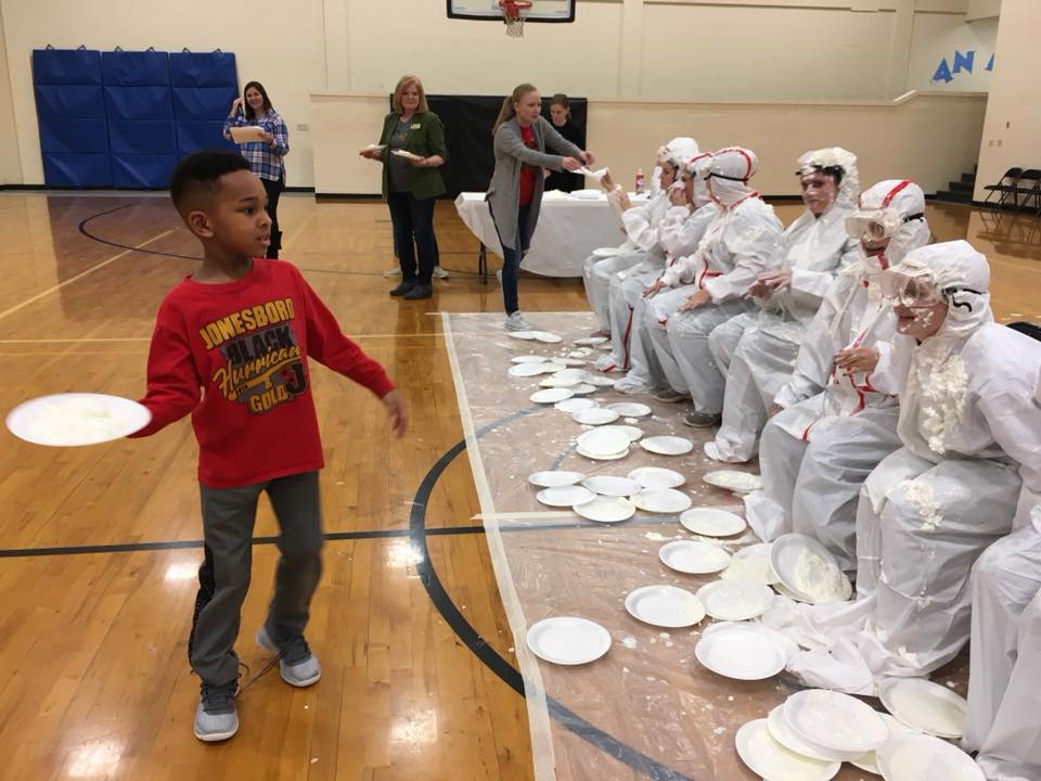 JPS_ISMagnet's tweet photo. Thank you to all  who helped us raise money for Make-A-Wish! With your support we donated $9,692.34 to Make-A-Wish! We also appreciate our teachers who volunteered to have pies thrown at them to support Make-A-Wish! @JPS_ISMagnet @JPSHurricane https://t.co/IfnbDxiYnw