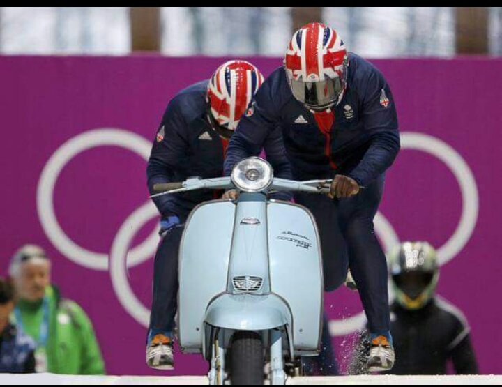 GB Team today #Olympics #OlympicGames #mods #TeamGB #scooters