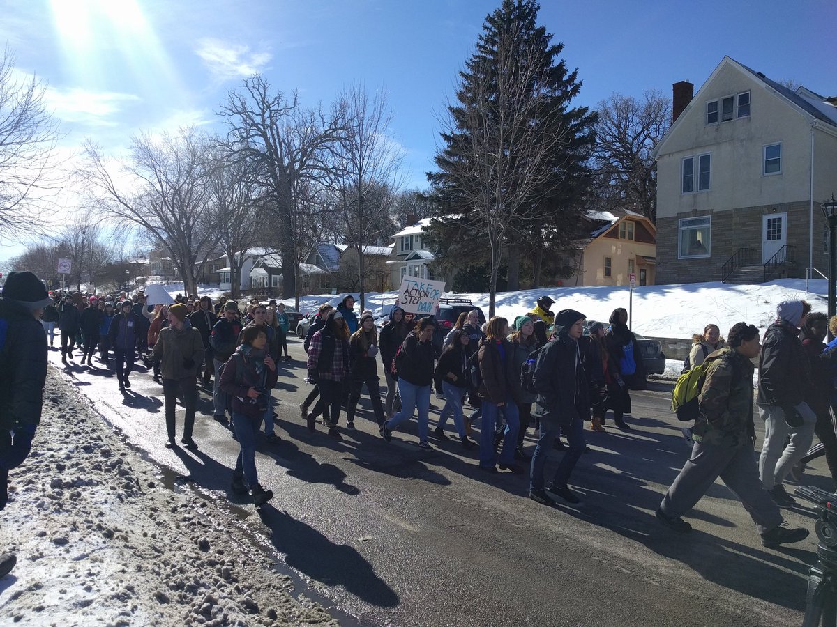 swastvedt's tweet photo. Hundreds of students rallying at Martin Luther King Jr park in Mpls calling for gun control. @MPRnews https://t.co/3dueKe9TDH
