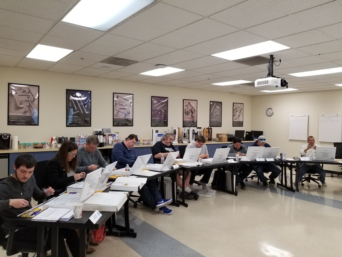 Advanced Keying Class at ASSA ABLOY Academy in Ontario, California. No better place to learn about locks, doors, frames, and access control. #academyassaabloy