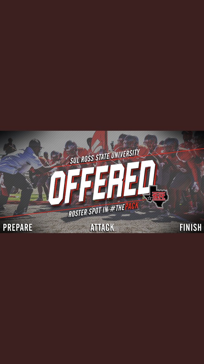 Extremely blessed to receive an offer from Sul Ross State University 🙏🏾‼️ #GoLobos🐺 🔴⚪️