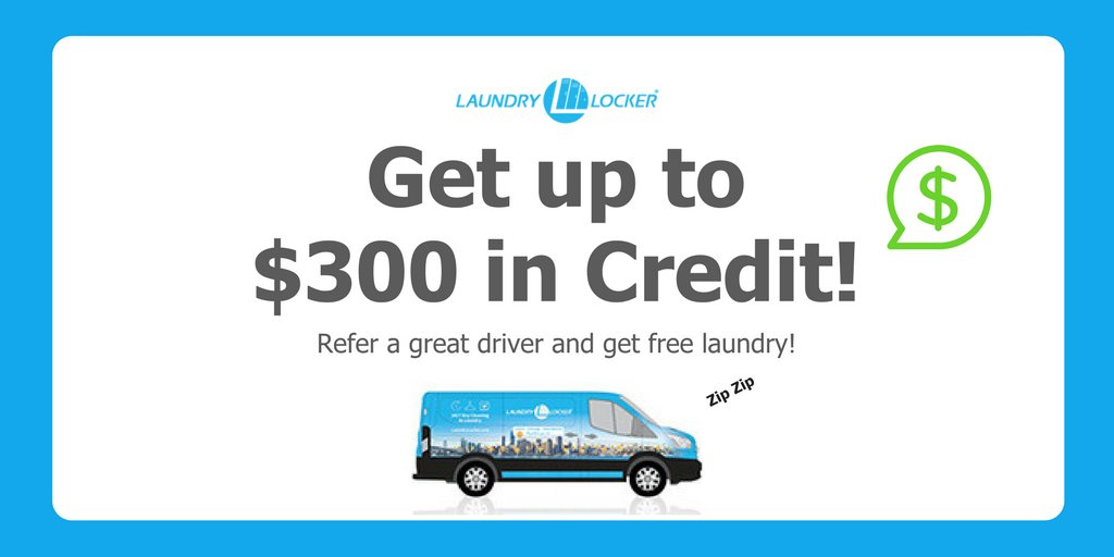 We're hiring! Know a great driver? Refer them to Laundry Locker and get up to $300 in LL credit! If your referral gets an interview, then you get a $50 credit! 

Apply here: laundry-locker-inc.workable.com/jobs/624701#re… … #referralprogram #werehiring #DriverJobs