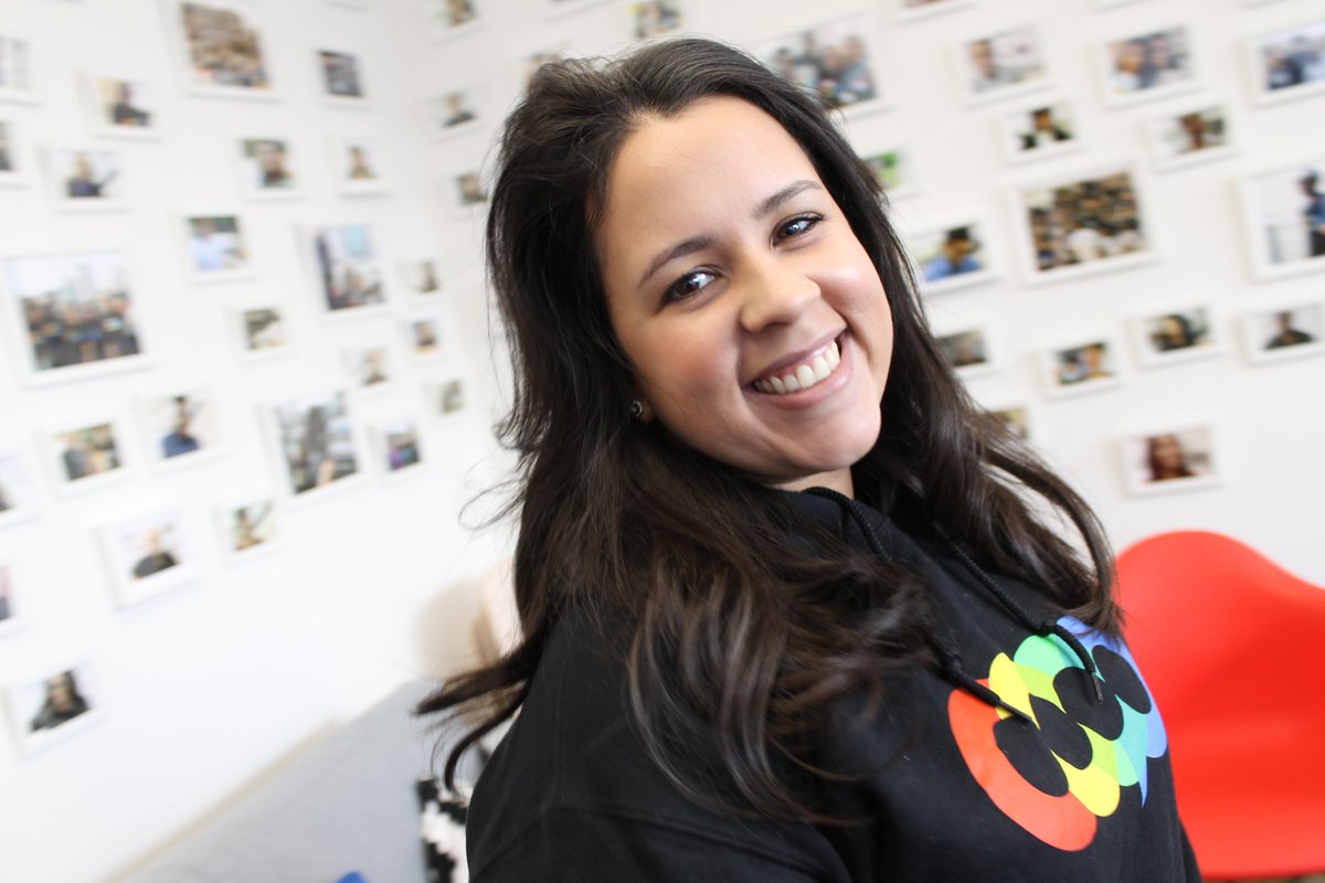 coop_cx's tweet photo. This week's #HQHighlight is our NYC Program Manager, Monica Guzman! She was in C1 & graduated from @CityCollegeNY with a degree in Advertising & Public Relations. She chose to work at COOP because it had such a great impact on her life and recognized it as a force for good. #WCW https://t.co/d1fIJQ6YLF