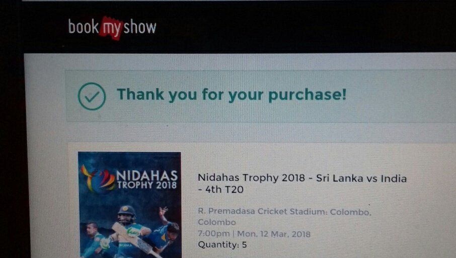 How to let yourself know that that you have truly returned home after a long long time? Easy. Book your tickets to go see a cricket match. #SriLankanism #WeReady 😁😁😁😁