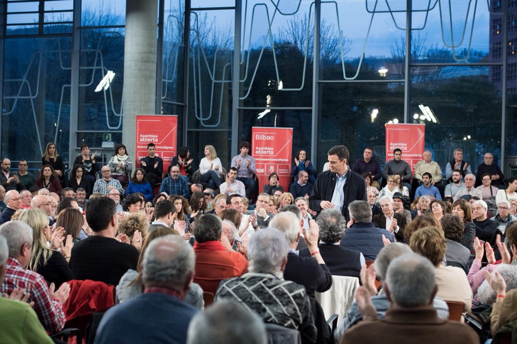 sanchezcastejon's tweet image. Un Gobierno sin Presupuestos no puede hacer nada. ¿Es este el Gobierno que necesita nuestro país?
#AsambleaAbiertaBilbao
