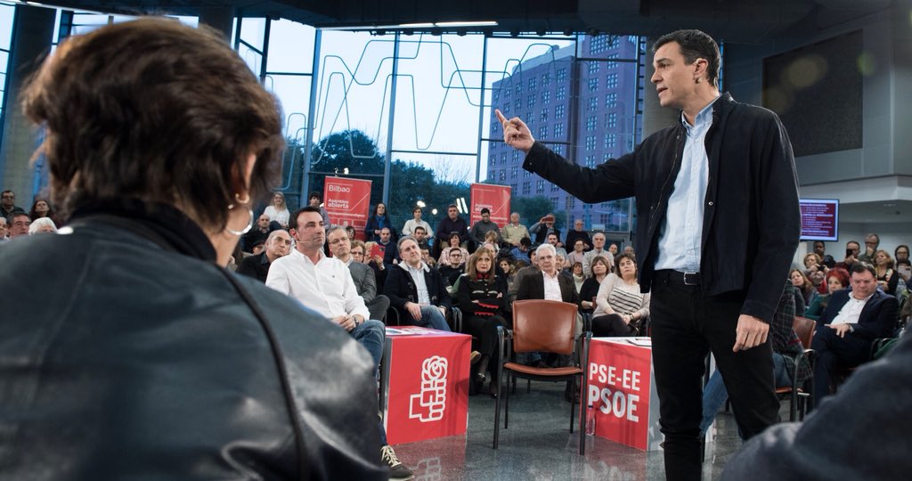 sanchezcastejon's tweet image. Un Gobierno sin Presupuestos no puede hacer nada. ¿Es este el Gobierno que necesita nuestro país?
#AsambleaAbiertaBilbao