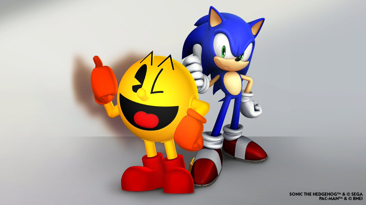 pacman and sonic