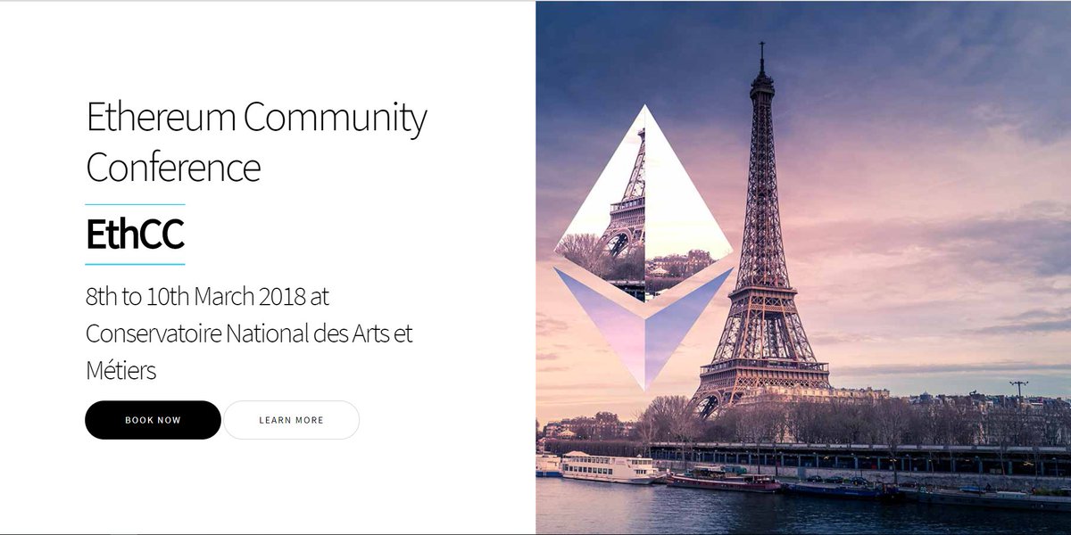 Jrag0x's tweet image. What a line-up for #EthCC in Paris on 8-9-10 March 🚀
@VladZamfir @stephantual @feindura @karl_dot_tech @AmberBaldet @BTChip @hudsonjameson @BobSummerwill @SpankChain @metaraine @ChrJentzsch @evan_van_ness @LefterisJP @thegrifft @simonpolrot 
Book now on ethcc.io !