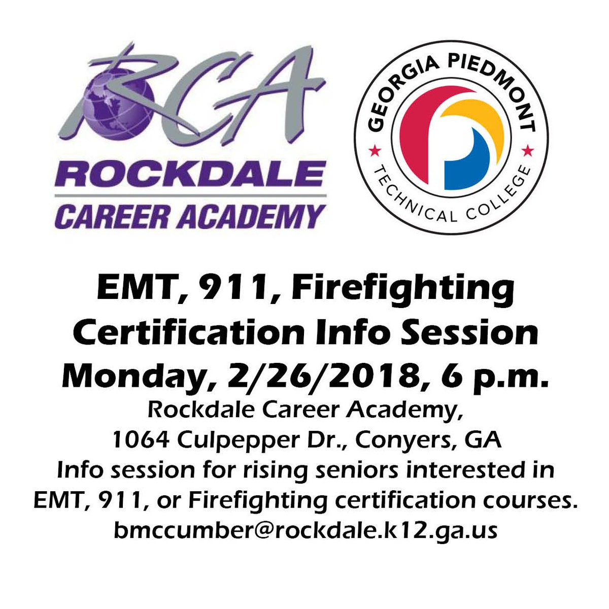 Rockdale Co Schools On Twitter Information Session For