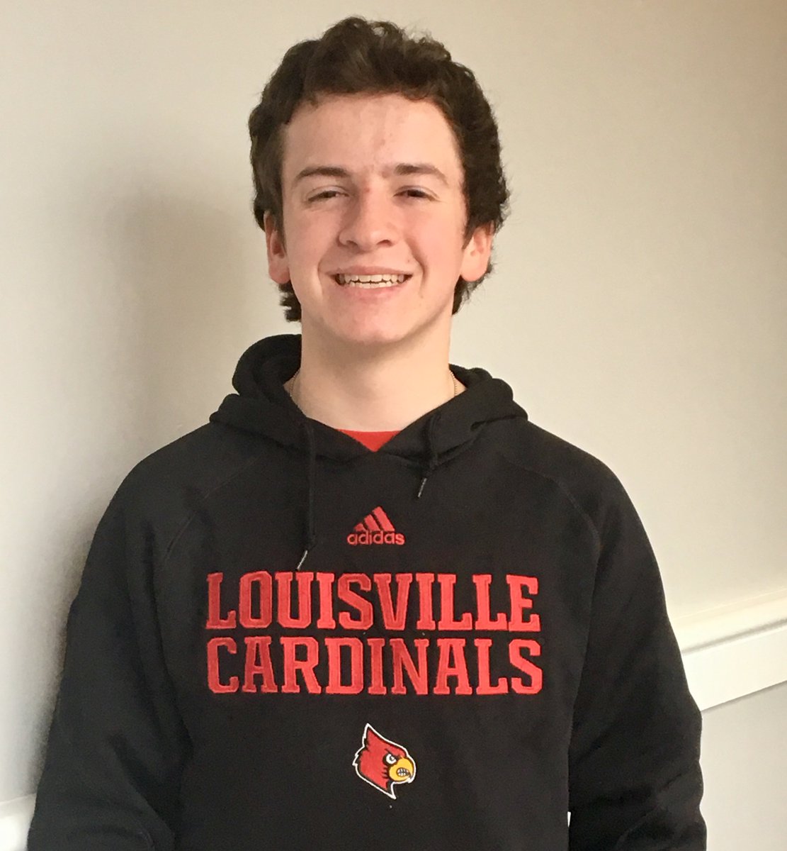 uofl's tweet photo. Patrick McSweeney, a @UofLSpeedEng ​ freshman, wanted to be a part of UofL's @raiseRED_UofL  so badly, he delayed his next cancer treatment by a week so he could be there when it kicks off Friday. He is one of many reasons #WhyWeDance. #FTK #WeAreUofL https://t.co/lnjQ04aw1v https://t.co/OvjY5Zg9We