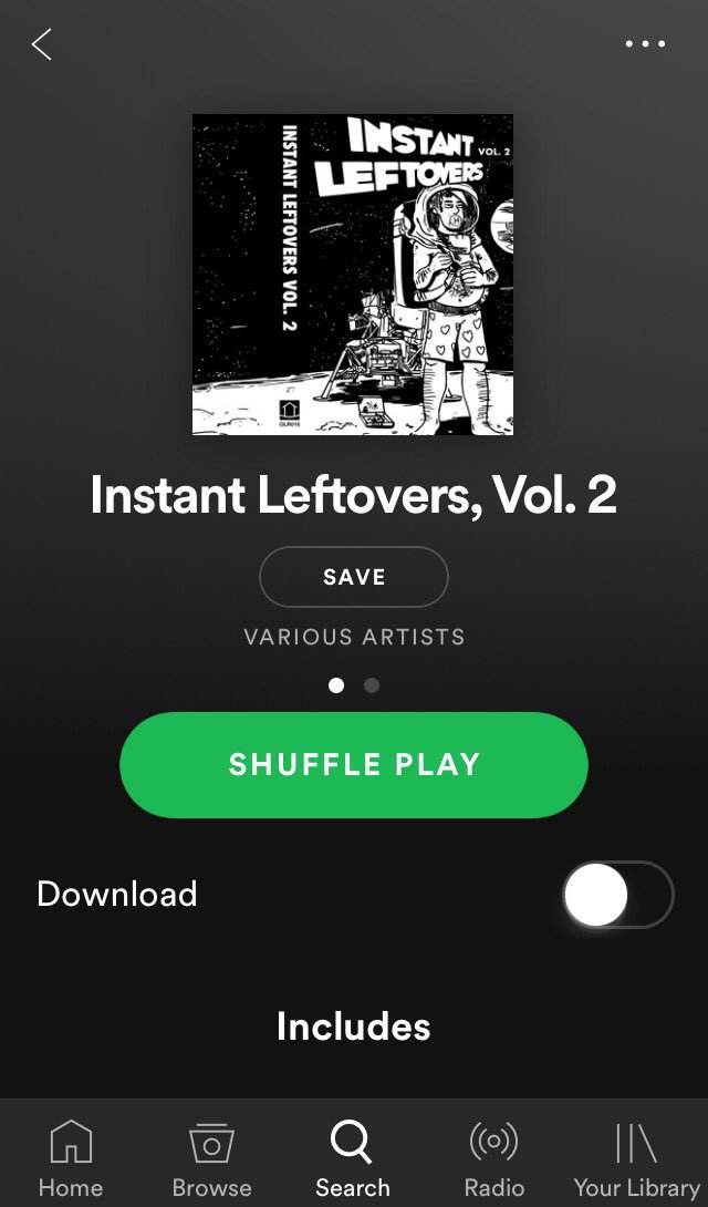 outerlimithouse's tweet photo. BIG NEWS: Instant Leftovers Vol. 1 and 2 are now available to stream on Spotify, Apple Music, and more! https://t.co/QcmSTC1odh
