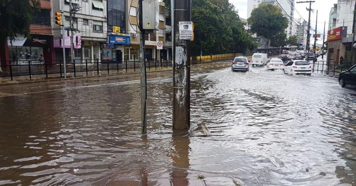 Porto Alegre bajo el agua