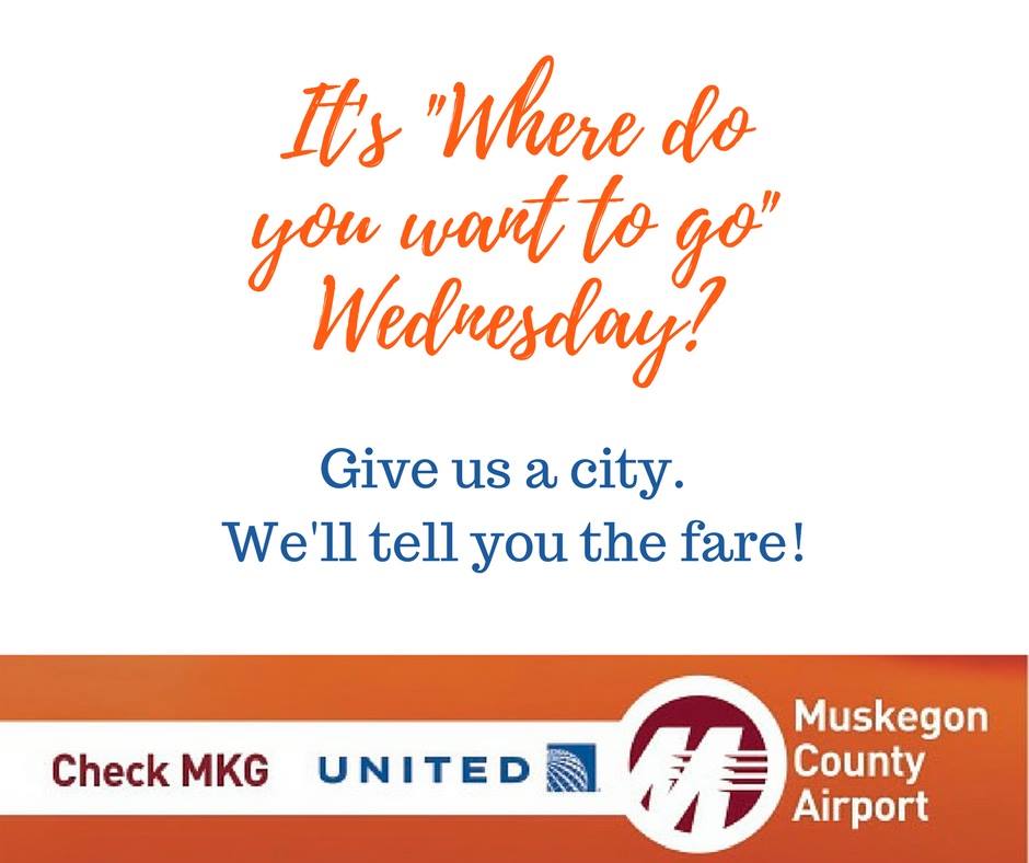 VisitMuskegon's tweet photo. Visit @MuskegonAirport FB page for #WheredoYouWanttoGo Wednesday! Tell the destination you're dreaming of & they'll tell you the best fare! Want to #VisitMuskegon? Tell them where you are flying from & find your fare
โ๏ธ ๐ผ โ๏ธ โฉ๏ธ โ๏ธ ๐ โ๏ธ #FlyMKG https://t.co/cjrUXmraVS