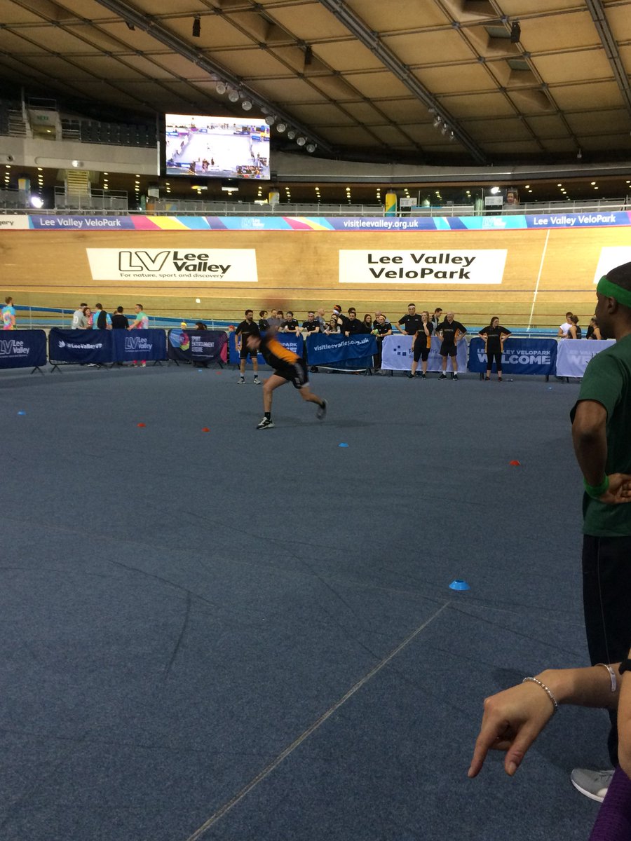 LeeValleyVP's tweet photo. We’re well underway here with the first #DiscoDodgeball event #doEventsWell 🤾🏼‍♂️🤾🏼‍♀️ https://t.co/plCrDrrMTO