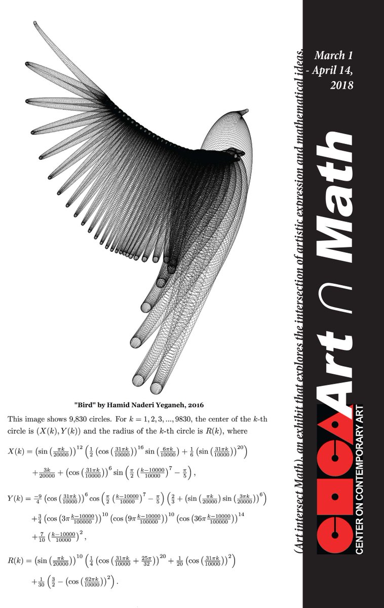 CoCASeattle's tweet photo. CoCA’s next show Art n Math explores the bold new realms in math and art. Opening reception on Thurs, March 1, 6pm – 9pm 
#CoCA #ARTnMATH #Seattle #ArtWalk #fineart #CoCA #ARTnMATH #Seattle #ArtWalk #fineart #firstThursday #pioneersquare #pnw https://t.co/MT686OrcKw